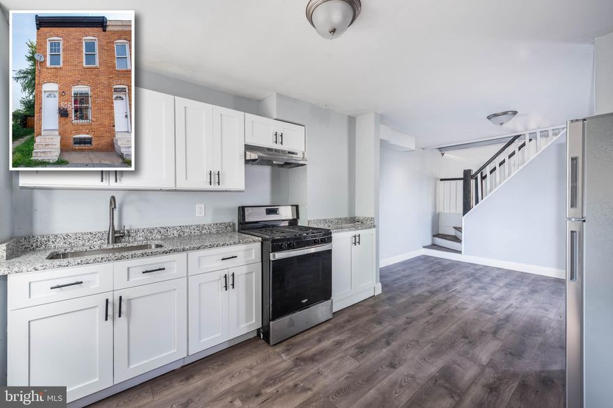 Welcome to this practical end-unit rowhouse, featuring a straightforward and functional layout. Located at the end of the row, this home benefits from added privacy and extra natural light. It includes two comfortable bedrooms and a single, accessible bathroom.

The living area is cozy and well-lit, providing a welcoming space for everyday activities. The kitchen, while simple, offers the essentials for meal preparation and includes basic appliances. The bedrooms are modest in size but offer ample closet space and natural light.

The bathroom is conveniently situated and includes standard fixtures. Outside, you'll find a small, low-maintenance yard, perfect for relaxing or small outdoor activities. This rowhouse is a solid choice for those seeking a straightforward and functional home with the added benefit of an end-unit location.