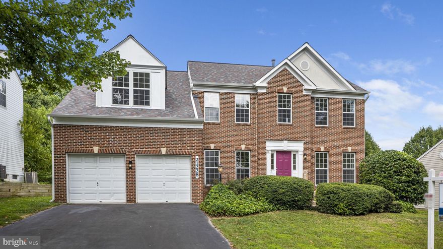 Welcome to 21228 Virginia Pine Terrace, the Winchester build Wellington model that features 2600 sqft above grade! 9ft and cathedral ceilings with floor to ceiling windows throughout the open concept main level. Upper level catwalk overlooks 2 story family room with fireplace. Expansive primary bedroom with sitting area, walk in closet, spacious en suite with dual vanity, garden soaking tub and separate shower.  All 4 spacious bedrooms feature large closets. Upper level laundry. Home Office!! Partially finished lower level ready for you to make it your own with framed rough in for additional full bath and recessed light run throughout.  Rear yard that is not only FLAT but backs to quiet wooded area. Newly refreshed with fresh paint, new carpet, new countertops, backsplash, plumbing and lighting fixtures. Recently replaced roof and siding!! Proximity to everything you need- Shopping, restaurants, commuter  & bus routes.