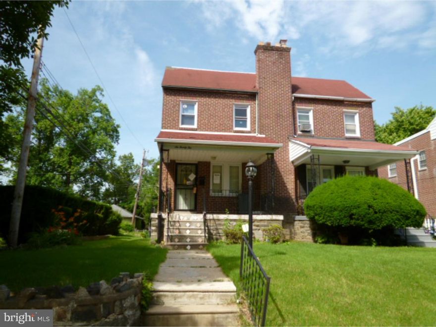 Affordable twin Home needs paint and go. . A nice Kitchen with ample counter space and access to rear yard. First floor has living room , dining area and small kitchen Basement is semi finished with a a laundry room and powder room A great feature is a great off street parking. This house is a great value for a starter home. Buyer is responsible for u/o and all lender required repairs Conventional or cash only Sold in as is condition, $2500 deposit is required