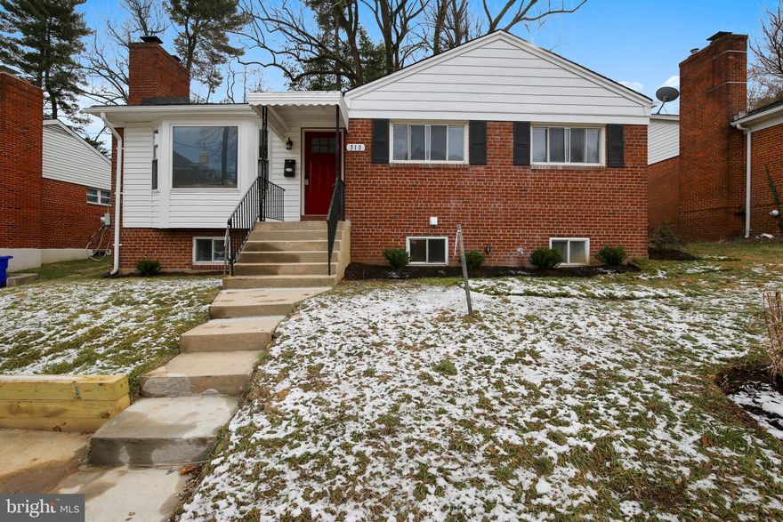 This move-in ready rancher invites you in with beautifully renovated from top to bottom expanded SFH w/ 4 BEDS and 2 Full Baths! Brand new gourmet kitchen features classic white cabinets, countertops, backsplash and SS Appliances. Completely remodel both bathrooms. New Washer/Dryer.  New Recess lights throughout the house. New Plumbing. New patio. New insulation in the basement and attic. New Landscaping. Walking distance to Silver Spring Downtown and Silver Spring Metro!! Don't miss out on this stunning home in a super convenience neighborhood with easy access to I495 and all that the DC area has to offer!!