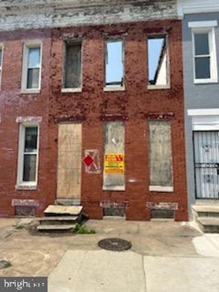 INVESTOR ALERT! THIS SHELL IS READY FOR YOUR FINISHINGS! PROPERTY IS BOARDED AND UNSAFE TO ENTER! BRING ALL OFFERS!