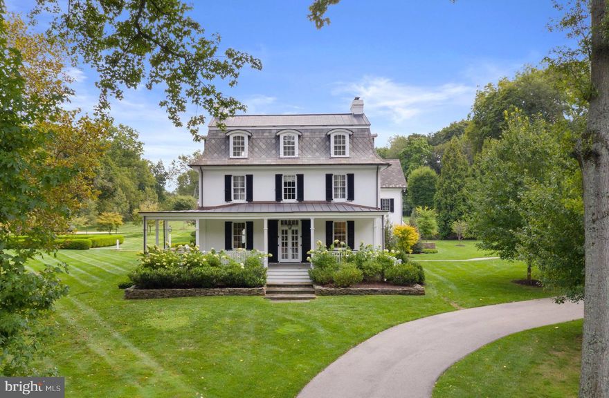 Welcome to 508 Penllyn Pike in the heart of Lower Gwynedd. This absolutely pristine Victorian Farmhouse is set on 5 gorgeous acres with a pool, 2 story barn and a detached carriage house. Built in 1901, the original structure has been carefully and thoughtfully renovated to preserve all the charm and character one would expect from a home built in the early 1900 s. The subsequent additions to the home have been seamlessly executed under the exquisite eye of architect Warren Claytor. Known for his traditional, timeless design he has flawlessly incorporated old and new. There are custom built-ins throughout crafted from the finest materials right down to the hardware and hinges. Not a detail has been missed in this stunning home. The main house offers 5 bedrooms including a light filled master suite with vaulted ceiling, master bathroom, dressing area and an additional sitting room that could be used as a secluded home office, dressing area or nursery. There are 2 other generously sized bedrooms, a den with fireplace, full bathroom, an incredible laundry room as well as an office or homework space that provides a gorgeous view of the property. The third floor has 2 beautiful bedrooms, a full bath and a den that is the perfect retreat for children or guests. The 2 dens on the 2nd and 3rd floors could also be used as bedrooms if needed.  The expansive, gourmet kitchen features professional grade appliances, a massive island with seating for 5, a copper farmhouse sink and both wood and granite counter-tops. Open to the family room with a wood burning fireplace, it s the perfect spot for enjoying time with your family. Off the kitchen is a breakfast room with a fireplace, a butler s pantry and the formal dining room, also with a fireplace. This thoughtful layout is ideal for entertaining both large and small groups. There is a front to back formal living room on the other side of the first floor that has 2 intimate gathering spots for relaxing by the fire, reading or conversation. The first floor is completed by a large and functional mudroom and 2 powder rooms. The grounds of the property are just as impressive as the home. Enjoy the outdoor fireplace on the patio, the view from the large front porch or a swim in the pool surrounded by specimen plantings and tasteful landscaping. The second floor of the detached 2 story barn is currently being used as a home gym and game room. There are horse stalls in the barn as well as plenty of storage. At the rear of the property there is a carriage home with a kitchen and full bath. Although it is in need of some tlc it could be the perfect guest home, in-law or au-pair residence or pool house. Elegant yet understated this breathtaking property is truly one of a kind. It has to be seen to be fully appreciated. Enjoy a short walk to Penllyn station for an easy train ride to the city, Blue Ribbon Wissahickon School District, close proximity to prestigious private schools and a short drive to many shops and restaurants including the new Whole Food market. This is a rare find in today s market. Don t miss the opportunity to call this historical gem home.  Use 508 Penllyn Pike for GPS