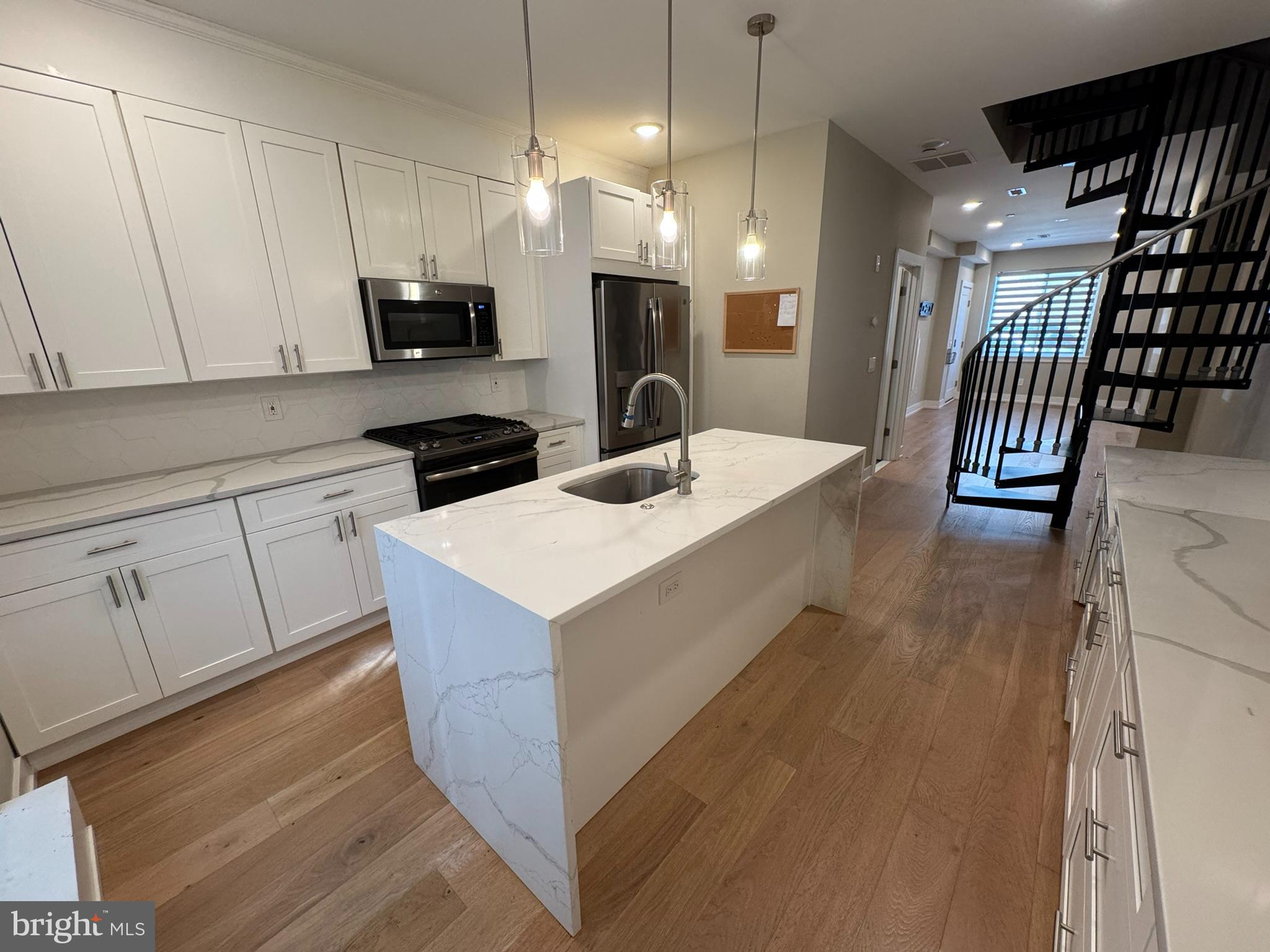 Welcome to your new home in the heart of Brewerytown. This stunning 2-bedroom, 2-bathroom condo is the epitome of modern city living. Built in 2019, the property boasts a range of high-end amenities designed to enhance your lifestyle. The condo features beautiful hardwood floors that add a touch of elegance and warmth to the space. The in-unit washer/dryer ensures your laundry days are a breeze, while the central air/heat system guarantees your comfort all year round. Step outside to your private patio, the perfect spot for your morning coffee or evening relaxation. Situated on a quiet street, you are walking distance to what the neighborhood offers; cafes, restaurants, bars, shopping and more!
Date Available: 9/1/2025
Tenant Paid Utilities: Tenants are responsible for all utilities. Water is flat $50/month
Pet Fees: Pets are allowed with owner approval. $25/mo per pet, 2 pets max
Move-In Costs: First Month, Last Month and Security Deposit
Application Fee: $60 per applicant
***All square footage is an estimate. PLMG is not responsible for any discrepancies regarding estimated square footage that is provided by public sources, assessors, agents, advertisements or any other source.***