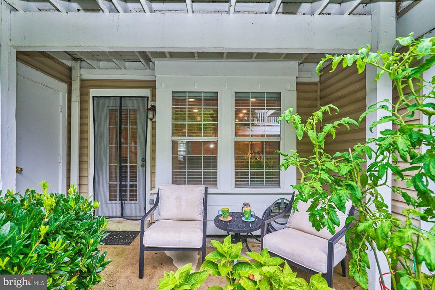 "Adorbable", "bright", and "a convenient layout - everything I need is right here!" best describes this easy-living patio level condo unit in sought-after Heatherlea Condominiums, in the Shirlington area of Arlington.    This is a lovely 1 bedroom, 1 full bathroom,  updated patio level condo surrounded by lush landscaping.  A cozy home includes updated Galley Kitchen, updated Full Bathroom with ensuite to Bedroom, high quality hardwood flooring throughout, wood-burning fireplace, window blinds, walk-in closet, in-unit stacked electric washer/dryer, ample storage spaces, and self-contained HVAC and water heater utilities.  At 673 sf of living space, this petite condo feels much larger!  Spacious Bedroom has attached walk-in closet and large enough to add desk space for working at home.   The covered Patio off the Living Room extends the inside living space to the outdoors.  Patio faces the interior courtyard area with beautiful mature trees and shrubs,  giving this a very garden-like vibe and a perfect space to sit and relax.  If you’re looking for an easy access home with minimal steps, this is an ideal floor plan.    Also, location cannot be beat! 2 blocks to the Four Mile Run Trail, 0.5 miles to the heart of The Villages at Shirlington, and approx 1.0 mile to access I-395 and other main commuter routes.   Major bus service just outside the community and only a couple blocks away to local parks, dining, shopping, nightlife, schools, mass transit hubs, county services,  and local employers.  Property is turn-key move-in ready; HOA documents on hand;  MLS Disclosures, offer guidelines and digital brochure are all online.   Owner reserves the right to set an offer deadline and accept an offer outside of the deadline.  Really, it's all here waiting for you.   Don’t miss this opportunity to make this your next home and enjoy living at Heatherlea right now!