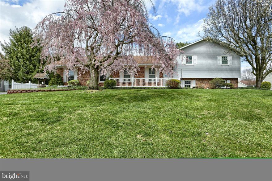 Have you been searching for your next home? If so, your home search stops here! Welcome home to this well cared for, original owner, split-level home nestled off of Schoolhouse Road in the highly sought after Palmyra Area School District! This home is just a short commute from major highways leading to all of the entertainment, dining and shopping that Hershey, Harrisburg and Lancaster have to offer! Exterior features of this home are highlighted by a desired half acre lot, side entry two car garage, and oversized storage shed, as well as a custom, stone patio for entertaining friends and family on all of those beautiful south central PA evenings!  This split level home has a traditional layout with three functional floors of living space highlighted by four ample sized bedrooms and two full bathrooms! You'll find plenty of storage space throughout this home with an unfinished basement equipped with a workshop, oversized two car garage, a large storage shed and plenty of closet space throughout! Pride of ownership throughout with countless mechanical and cosmetic updates over the past decade including a newer 30 year roof, replacement energy efficient windows, newer HVAC unit and an updated kitchen with granite countertops, to name a few, gives you the ability to move right in and start enjoying life in your new home on day one! Enjoy a cup of tea in your enclosed westward facing sunroom after a long day of work as you watch the sun set on the day! This home also includes a one year First American home warranty for the next homeowners’ first year of home ownership, giving you additional peace of mind from day one in your home! Intrigued? Call us today for your private tour before this one is gone!