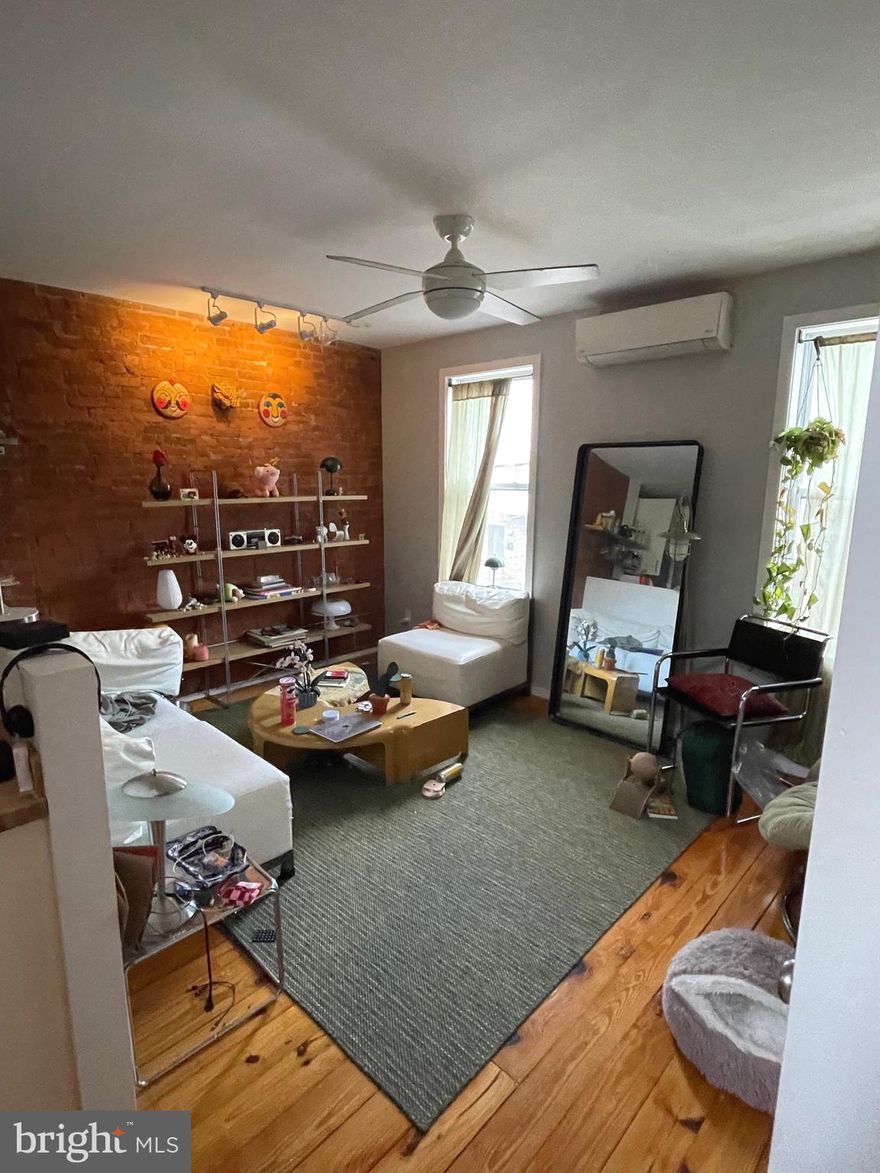 An Exceptional Opportunity in a Prime Location! Tenant occupied, cash cow. This legally zoned duplex sits on a fantastic block, only a  7-minute walk to the Broad Street Line, and offers convenience to multiple neighborhoods such as Francisville, Fairmount, and Temple University. Enjoy easy access to top dining, shopping, and entertainment within walking distance. 
The first-floor unit, currently occupied until, offers two bedrooms, one bathroom, a private oversized backyard, a storage shed, and a full basement. Interior highlights include hardwood flooring, exposed brick, and a modern kitchen equipped with a full appliance package including a dishwasher.
The second-floor apartment features a bright bi-level loft-style layout with two large bedrooms, two full bathrooms, skylights, exposed brick, hardwood floors, and generous living space.
Both units include their own washer and dryer, central air, and separately metered, newer mechanicals. This property is truly turnkey  seeking rental income. Schedule your showing today.

Current rent is $1230 for the 1st floor and $1700 for the other unit