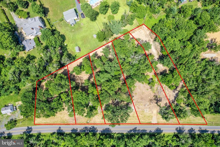 Attention BUILDERS AND INVESTORS !!  Rare opportunity to purchase 5 approved and recorded building lots in great location between Middleburg and Purcellville. Wells have been drilled and there is access to public sewer at a reasonable cost. Sewer infrastructure is in place on site and ready to be hooked up! There is no HOA or covenants so you could create a unique small enclave of home here in the style and price range you want. Please call for additional information . Grading plans and plat etc. are available.