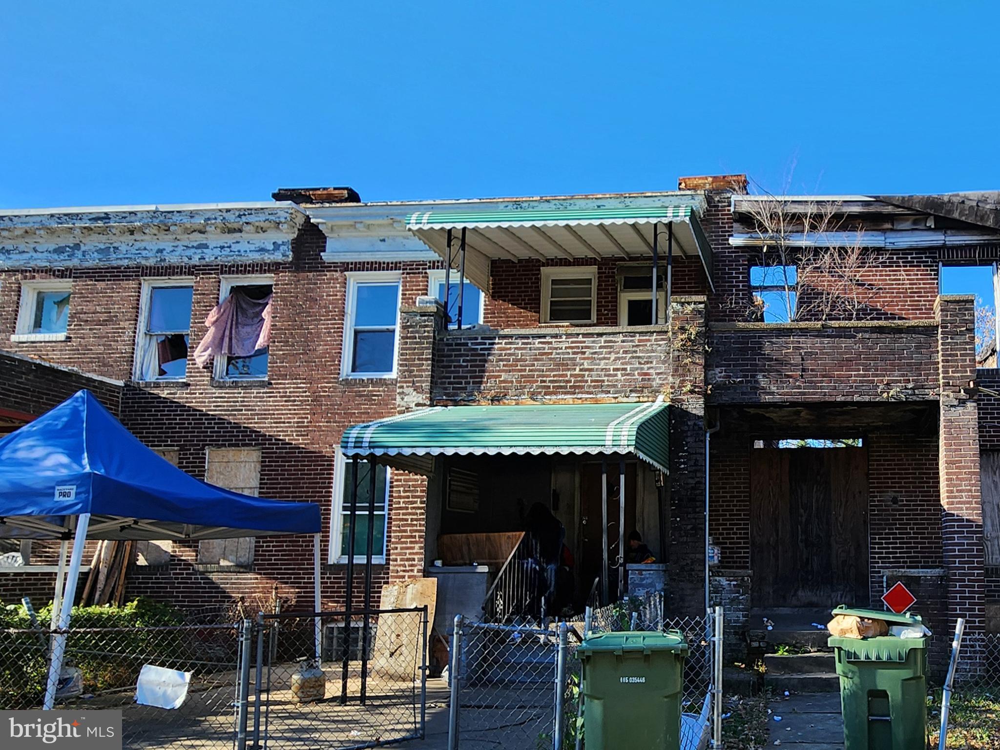 POST AUCTION: MAKE AN OFFER. Deposit: $5,000.
3706 Towanda Ave is a two-story rowhome located in Baltimore's Park Grantley neighborhood. The property is close to attractions like Druid Hill Park, and Hanlon Park. Major traffic arteries nearby include Reisterstown Road (MD-140), West Cold Spring Lane, and Liberty Heights Avenue (MD-26). Property is believed to be vacant.