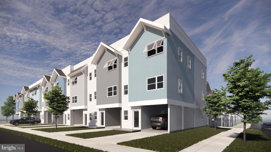 Major new development in Colonial Beach.  These four bedroom 2.5 bath (optional additional full bath) townhomes are the heart of School Hill Townes, a community that emphasizes indoor and outdoor living with neighbors and friends — all centered within a modern, coastal neighborhood like none other in the region.  Just a short walk to the Town of Colonial Beach riverfront, restaurants, and downtown area, School Hill Townes (a name that pays homage to a beloved former school building on the site) offers beach-inspired design and colors, with open, airy living spaces, durable finishes, and both river and bay views.  POSSIBLE OPTIONS INCLUDE UPGRADED FINISHES, ROOFTOP DECK, PROPANE COOKING, JULIET BALCONY OFF MASTER AND MORE... School Hill Townes consisting of 11 townhomes and 12 single-family homes is phase 1 of 4 phases.  Other phases include historic renovations of buildings in the heart of the historic district of Colonial Beach, beach-front condos and a boutique hotel.  These development efforts will transform the town and recreate the energy in town that earned the town the nickname Playground on the Potomac.  Don't miss the opportunity to be part of this renaissance.