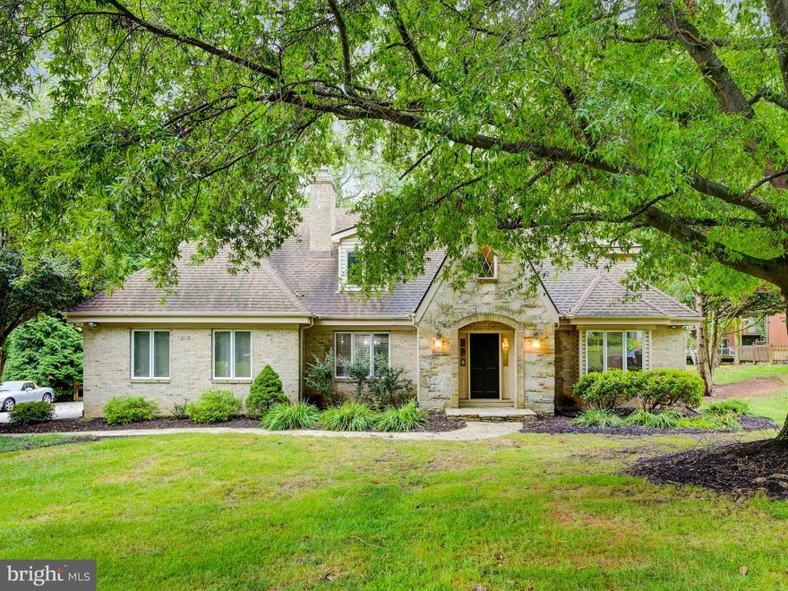 One of a kind in Marcie Woods...4 BR Brick traditional home on beautiful, fenced level lot. 3 Finished levels, The main level has the LR, DR, Family room (brick f/p), Eat-in kitchen (wood cabinetry & granite counters),  laundry room  and separate office. Step out from the kitchen sliders to a spacious stone patio for easy out door entertaining. Upper level has 4 BRs. Primary BR has a separate sitting room area with Brick f/p, walk in closet and bathroom. Lower level has 2 finished areas and loads of storage and extra space. Roof and HVAC systems have been replaced, side entry 2 car garage with plenty of parking  space for multiple cars, new powder room on main level.