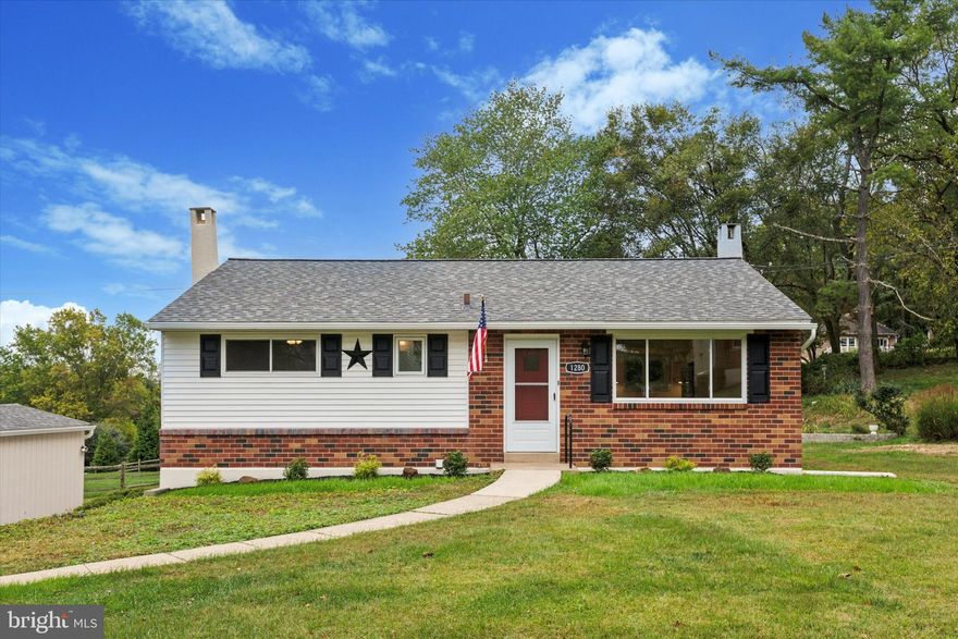 The wonderful sentiment of "what's old is new again" can be best expressed in this newly renovated home in West Whiteland in the West Chester School District.  Sitting on a beautiful lot measured just under a half-acre, with easy access to the restaurants and shops features in both the boroughs of West Chester and Downingtown, this home is a great opportunity in Chester County. Let's highlight what is new in the last two months.  New Roof, Windows, Baths, HVAC, Plumbing, Appliances, Kitchen, interior doors, finished basement, Recessed Lighting, 200-amp Electrical Panel and most other electric replaced or updated to code. Freshly painted interior and exterior along with beautifully re-finished hardwood floors in all rooms except the ceramic tiled baths.  One floor living features a large living room, Beautiful Eat-in Kitchen, a primary bedroom and bath along with two other bedrooms and hall bath.  There is easy access to a floored attic for additional storage.  The basement was previously finished but has been reimagined to allow you the option to make it your space.  A large, finished area with an exterior door allows great access for entertainment inside and out. An old fashion ceramic wood/coal stove has been left in place as a visual centerpiece (whether it works or not is up to the new owner). Laundry access is in the basement area along with great storage space.  The lot is mostly level and reflects evidence of a former gardener with nice exterior lighting and some mature landscape plantings that should pop out again in the spring. In addition, a large "garage-type" storage shed in the driveway offers easy access for tools, bikes, motorcycles, you name it.  Consider that this home should not offer any mechanical surprises for many years to come and should compare to new construction offerings at a much better price for a single home. Come and make this House, your Home!