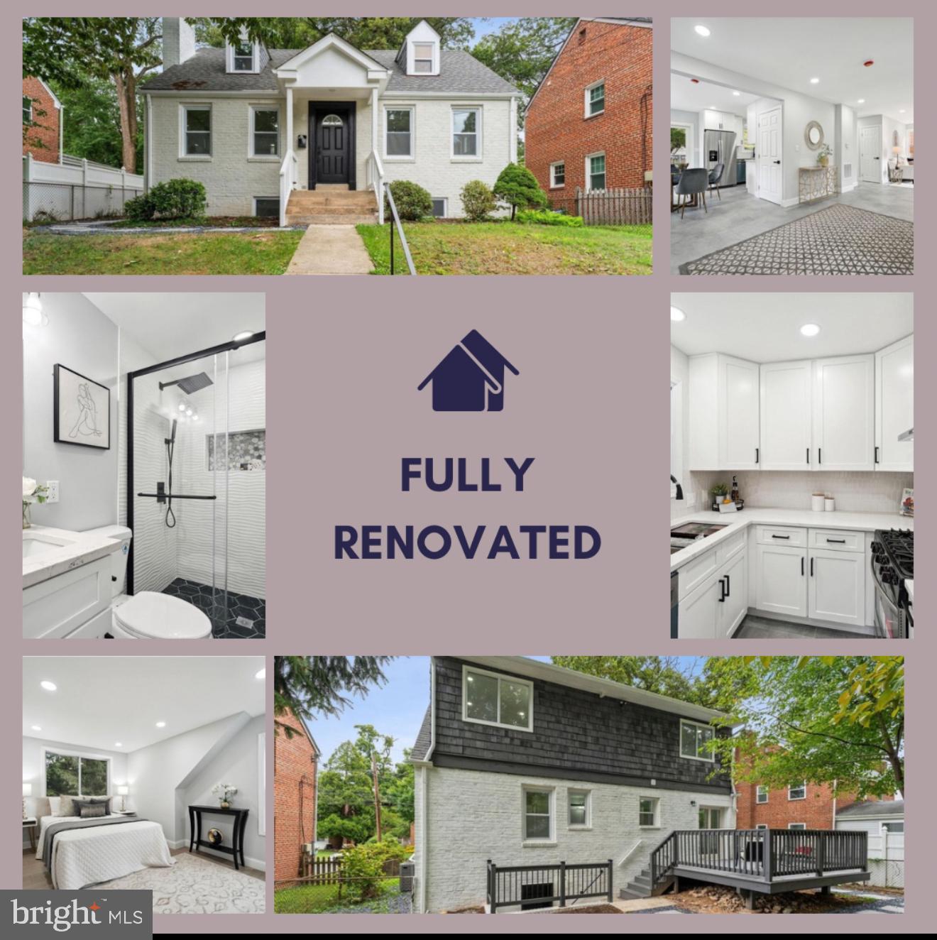 Charming, Move-In Ready Classic Brick Cape Cod!
Welcome to this beautifully renovated 4-bedroom, 4-bath home, where modern updates meet classic charm. Freshly updated from top to bottom, this home offers three spacious levels of comfortable living.
Step inside to an open and inviting floor plan featuring a cozy living room with a wood-burning fireplace, seamlessly connecting to the dining and kitchen areas. The brand-new kitchen boasts stainless steel appliances, sleek cabinetry, and new countertops, all overlooking the flat, backyard—perfect for outdoor entertaining. Step right out to your private patio for grilling or relaxing.
This home is packed with thoughtful updates, including new windows, fresh flooring, and modern finishes throughout. The main level features a versatile bedroom, ideal as a guest suite or home office. Upstairs, you'll find two generously sized bedrooms and a beautifully renovated bathrooms. The fully finished lower level offers a spacious recreation room, a private bedroom, a full bath, and a walkout to the fully fenced backyard—a perfect retreat for guests or extra living space.
🚗 Parking? No problem! Enjoy the convenience of plenty of parking spaces right in front of the property, making it easy for you and your guests.
📍 Prime Location!
0.6 miles to Evans Parkway Neighborhood Park (tennis courts & soccer field)
0.8 miles to Sligo Dennis Avenue Local Park
1.5 miles to Forest Glen Metro
1.8 miles to Westfield Wheaton Shopping Center & Safeway
2-minute drive to Sligo Middle School
Just 3.2 miles to Downtown Silver Spring for an easy DC commute!
This home truly has it all—modern updates, spacious living, fantastic outdoor space, and unbeatable convenience. Don’t miss this opportunity—schedule your showing today! 🚪🔑