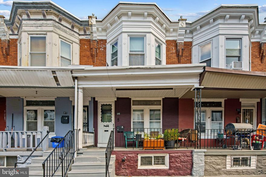 Welcome to 35 N Millick St!  This charming 3-bedroom, 1.5-bath home (lovingly owned by the same owner for close to 50 years!) is conveniently located just half a block off Market Street, offering an easy commute to the center of the city with public transportation nearby.  Step inside to find separate living and dining areas large enough to host family and friends. There is also an updated ½ bath on the first floor.  Upstairs, you'll discover three nicely sized bedrooms and a full bath with a claw foot tub and original subway tile. The home also boasts a basement providing additional storage space along with an updated sewer line, electrical panel and hot water heater.   Enjoy relaxing on your front porch and take advantage of this fantastic location.  Don't miss the opportunity to make this your new home!