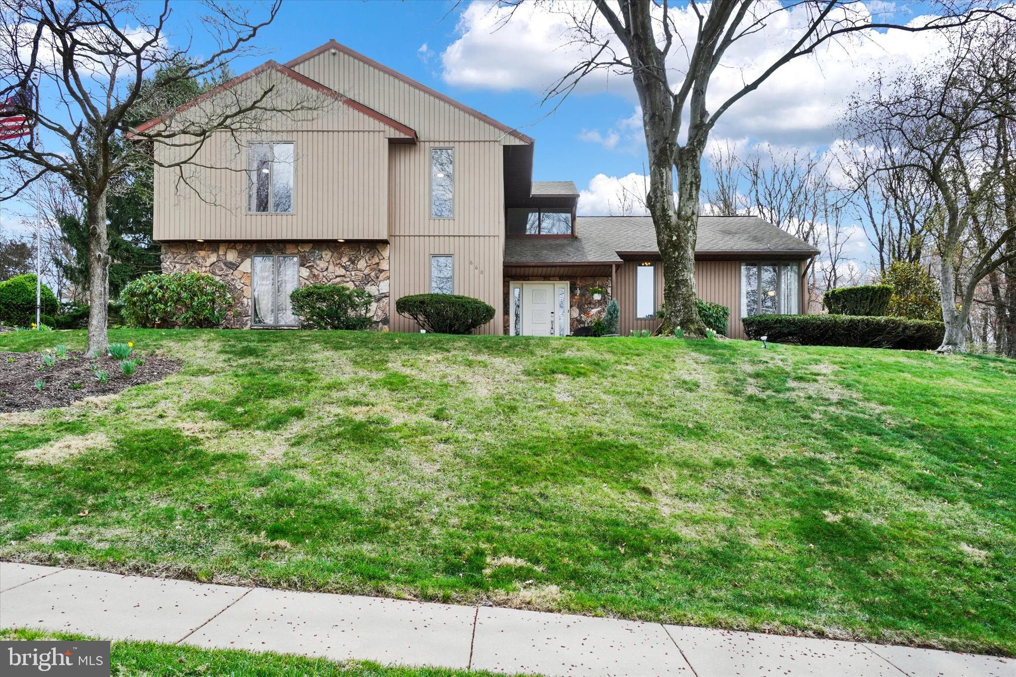 If you are looking for the ordinary you can pass this one by, but if you are looking for something different, contemporary, fresh open and airy then take a look at this beauty. From the large corner windows that let amazing light in, to the large open floor plan. The outdoor space offers a swimming pool, paver patio, large wood burning fireplace for evening gatherings, and a gazebo. In 2017 several updates were done to the pool, new liner, steps underwater light and upgraded to a sand filtration system. Pool was changed to saltwater in 2022. Pool is opened and closed each season by Yorktown Pools. The updated kitchen with a large island, granite counter tops, gas stove and tall windows that give you a great view of the yard. The dining room and living room flow together allowing ease of entertainment. The home has two fireplaces, one in the large great room and one in the living room and dining room. All the bedrooms are large and have generous closet space. The primary bedroom has large walk in closet, and an updated bathroom with walk in shower, and lots of counter space. This home has a lot to offer so take a tour, so you don't miss it! We are in a multiple offer situation. Offer deadline is Thursday the 10th at noon.