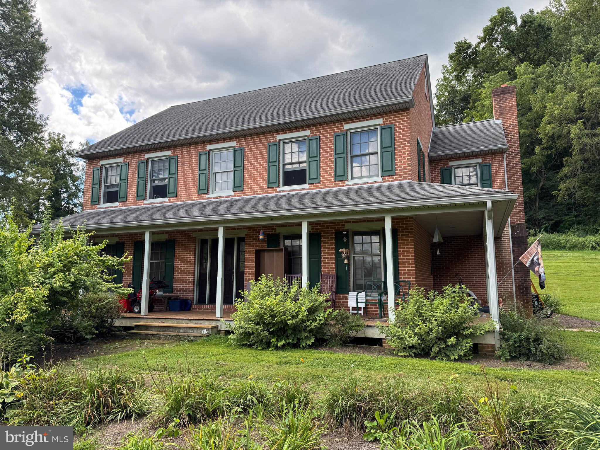This property will be offered at Public Auction on Thursday, October 9, 2025 @ 6pm. The listing price is the opening bid only and in no way reflects the final sale price. 10% down due at auction, 2% transfer tax to be paid by the purchaser, real estate taxes prorated. Tucked at the end of a long driveway, this brick country home, nestled on 4.08 acres, offers a private setting for you and your family! The main floor of the home features a family room with a fireplace, an eat in kitchen with an island, a formal dining room and living room, a convenient powder room, a spacious office, and a dedicated laundry area. The second floor hosts a master suite with an attached bathroom and walk in closet, three additional bedrooms and another full bathroom. The large unfinished basement offers plumbing for a potential bathroom, bilco doors, mechanicals, and more. Step outside to enjoy a brick patio, two
garden plots, flowering spring trees, and colorful day lilies surrounding the home, plus a concrete slab ready for a shed. Additional amenities include an open staircase, hardwood floors, and easy
access to the Susquehanna River. Don’t miss the chance to make this beautiful country retreat your new home!