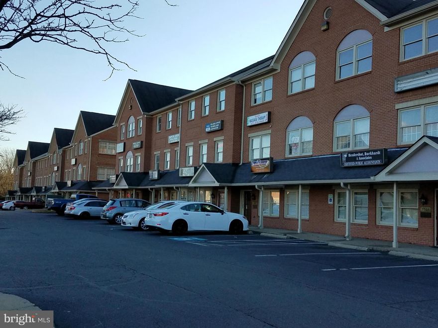 Ground floor unit currently built out as a salon/massage business with reception and treatment rooms. Perfect space for hair/nail salon, massage parlor, or office for small business.