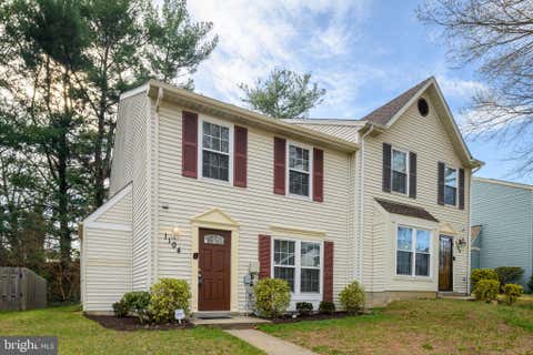 Townhouse For Sale - 1104 Pewter Court<br/> BOWIE, MD 20716