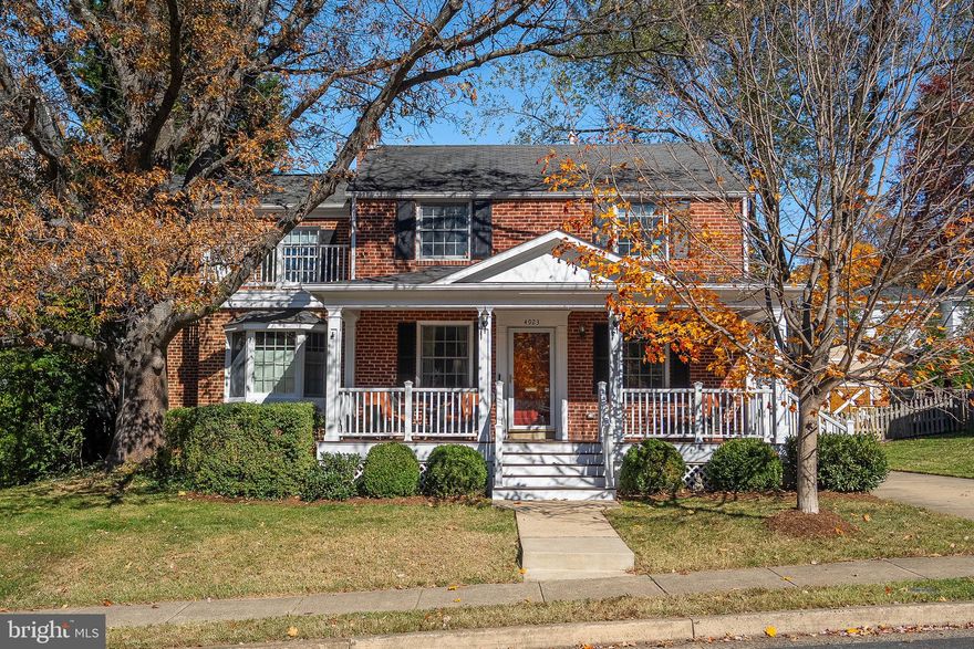 Welcome to this charming and beautifully remodeled 4-bedroom, 3 full and 1 half bath Colonial offering over 3,000 total square feet on a fantastic street in sought-after Country Club Manor.  A stunning three-level addition added approximately 1,500 square feet, creating a gourmet eat-in kitchen, mudroom and half bath, spacious family room, walk-up lower level ideal for an au pair suite, and an expansive primary en suite retreat.

Enjoy morning coffee on the welcoming Trex front porch before stepping into a freshly painted interior that features a gracious living room with hardwood floors and a wood-burning fireplace, a private first-floor office, a powder room and a functional mudroom with exterior access.

The back addition of the home is the amazing gourmet kitchen, complete with a large island, granite countertops, GE Profile stainless steel appliances, built-in desk area, and generous dining space perfect for dinner parties. A convenient deck just off the kitchen makes al fresco dining effortless. The adjacent family room offers brand-new carpet, custom built-ins, and French doors to the deck.

Upstairs, the spacious primary suite serves as a true retreat with a remodeled bath featuring recent new fixtures. Three additional generously sized bedrooms and a full hall bath with tub/shower combination complete this level. An added bonus: washer and dryer are conveniently located on the upper level.

The walk-up lower level features brand-new carpet throughout and offers exceptional flexibility. Enjoy a large recreation room perfect for movie nights and games, plus a bonus room ideal for guests with an attached sitting area or workout space. A full bath makes this level perfectly suited for a mother-in-law or au pair suite. Even the utility/storage area has new carpet for a polished finish.

Additional highlights include Anderson double-pane windows throughout and a second-floor HVAC unit replaced in 2025. Outside, the flat, private backyard is perfect for sports and play, with a convenient shed for tools and bikes.

Ideally located just minutes from Jamestown Elementary, Williamsburg Middle, and Yorktown High School, this exceptional home combines classic charm, modern updates, and an unbeatable North Arlington location.