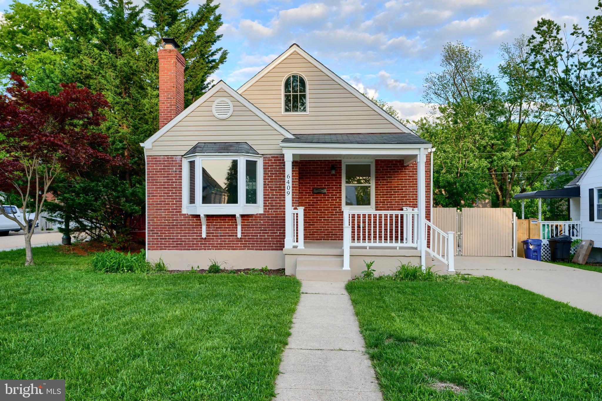 Note - This home is not for rent. If you see it advertised for rent that is not the case. Welcome to this beautifully renovated 3-bedroom, 2-bath Cape Cod nestled on a desirable corner lot! This turnkey home was fully renovated in 2015 and has been freshly painted in 2025, complete with brand-new kitchen appliances, making it move-in ready for the next lucky owner. Step inside to discover a thoughtfully designed main level featuring a spacious living room with a cozy gas fireplace, dining area, and a custom kitchen with an updated layout, stylish cabinetry, and modern finishes. The main level also offers a full bathroom, a primary bedroom, and a second bedroom—perfect for flexible living arrangements. Upstairs, you'll find a versatile loft area leading to the third bedroom. The upper level is roughed in and ready for a potential third bathroom, offering room to grow. Downstairs, the fully finished basement adds even more living space with a large rec room, an additional finished bonus room, a tiled full bath, and a utility/laundry area. The walk-up basement provides easy outdoor access, and the home is waterproofed with two sump pumps and backup water pressure pumps for added peace of mind. A one-way valve system also protects against sewer backup. Enjoy the outdoors from your covered front porch or your fully fenced backyard—ideal for pets, kids, and entertaining. Car enthusiasts or hobbyists will love the full-size detached garage with attic storage, garage door opener, and extended driveway. There’s also a built-in gas line at the rear of the home for a generator hookup, and the home is pre-wired for a whole-house generator. Key updates include: Solar panels for ultra-low or no utility bills. Fully rewired electrical system (2015) with permits. New roof, windows and doors (2015). Gas heat and central air for year-round comfort. Return hot water system for efficiency. This is a rare opportunity to own a fully renovated, energy-efficient home with modern updates, abundant storage, and space to expand. Don’t miss it—schedule your private showing today!