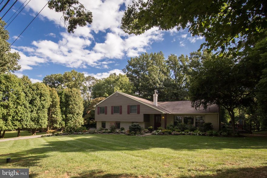 Recently converted back to four bedroom home- must see!                                                                           Fabulous and renovated split level home on a quiet cul-de sac in the heart of Gladwyne.Fantastic home looking for new owners to enjoy this updated 4 bedroom  /2.5 bath home with two car attached garage and beautifully landscaped .74 acre lot.  The inviting first floor of the home includes a completely renovated kitchen with custom cabintry and countertops, a massive living room with bay windows and sunny dining room with refinished hardwood floors.  The kitchen boasts tremendous cabinet and countertop space including a breakfast bar perfect for a few bar stools! The updated lower level of the home has a cozy den with gas fireplace, an all-season glass sunroom- both with new hardwood flooring, mudroom with custom built-ins, laundry room with Speed Queen washer/dryer and powder room.  The second floor includes a nicely sized master bedroom with renovated bath en-suite, walk-in closet with custom built-ins, and fantastic natural light.  Two additional bedrooms with brand new carpeting and a separate office and an updated hallway bath complete the second floor of this home. Office can be converted into 4th bedroom with minimal renovation.  Additional features of this home include a new septic system (2012), hot water heater (2016), large pull-down attic with plentiful storage.
