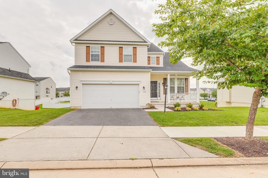 This 4 bedroom 2 and 1/2 bath home has been impeccably maintained and features unique upgrades throughout. Start your day off right with a cup of coffee on your front porch. The main level includes a large bonus room that would work well as an office space. Just think of all the fond memories you'll create cuddled around the living room fireplace. The dining room is completely open to the spacious kitchen featuring a large island. Upstairs are 3 generously sized bedrooms and a hall bath. The sizeable, carpeted master bedroom includes a beautiful tray ceiling detail. Your ensuite bathroom includes a double bowl vanity, walk-in shower and soaking tub with tile surround. Grab a glass of wine and enjoy a soak! The lower level of the home is unfinished. Presently it provides laundry, storage, and even space for a home gym. It also allows for future expansion as you may need it. Outside is a large deck and patio for summer gatherings! The large rear yard is lush with grass. Plenty of space for the kids and furbabies to run and play! This home has so much to offer you! Don't wait - Call for your showing today!