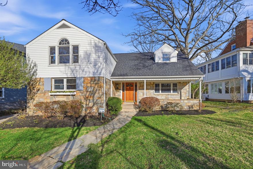 This timeless stone Cape Cod home sits on one of the most desirable streets in the neighborhood, offering timeless charm paired with modern updates. From the moment you arrive, you'll be captivated by its picture-perfect curb appeal.

Step inside to discover a thoughtfully designed main level featuring formal living and dining rooms, an inviting eat-in kitchen, and a sun-drenched sunroom perfect for relaxing or entertaining. A main-level bedroom and full bath provide flexibility and convenience for guests or multi-generational living.

Upstairs, the primary suite is a true retreat, boasting a brand-new en-suite bathroom, two walk-in closets, and a bonus room that’s brimming with possibilities—transform it into a dream closet, private office, or even an additional bedroom. Two more generously sized bedrooms share a beautifully updated full bath, and storage is abundant with ample closet space, including a large cedar closet.

The newly remodeled lower level expands the living space even further. It features a stylish recreation room, a versatile space that works as a guest room or home office, a full bath, and a laundry/utility room with plenty of storage. System upgrades - Roof replaced in 2019 with 15 year warranty, heat pump /HVAC 2022, hot water heater 2025, furnace and AC 2025. 

Perfectly blending classic architecture and contemporary comforts, this home is ready to welcome its next chapter. Don't miss the chance to make it yours!