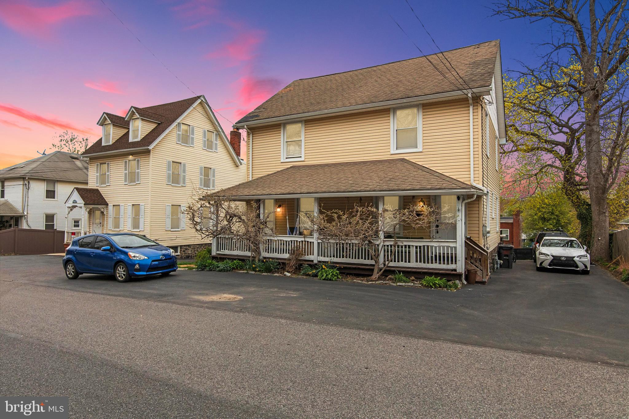 Turnkey twin duplex investment in the heart of Wayne, PA. Each side offers 3 bedrooms, 1.5 baths, and is currently rented for $2,000/month, generating $4,000/month in income. Features include separate utilities (electric, gas, and hot water heat), off-street parking, and C-3 zoning for future flexibility. Ideally situated in a high-demand rental area—just steps from the Wayne Train Station, local shops, and a wide selection of popular restaurants. Minutes to Whole Foods, Trader Joe’s, and Wegmans. Convenient access to major commuter routes including Route 30 (Lancaster Ave), I-476, and I-76. Close to Bryn Mawr Hospital, Paoli Hospital, and Lankenau Medical Center. Can be purchased individually or as a package with the adjacent office/apartment mixed use property at 129 Pennsylvania Avenue (MLS #PADE2086400). ***Don't miss our exclusive website for this home, featuring a 3D Matterport tour, Virtual Reality Walkthrough, detailed floor plan, professional photography, aerial drone neighborhood footage. Note: Some photos have been digitally enhanced.***