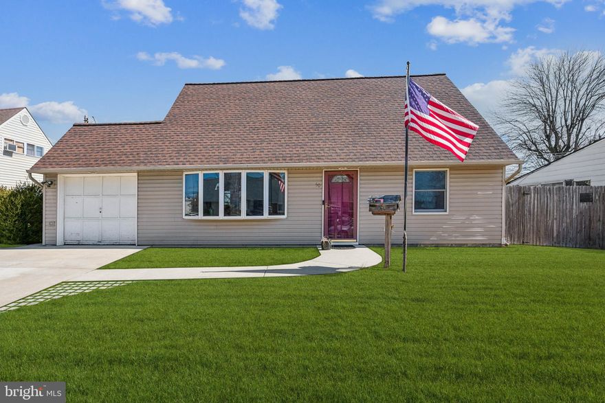 Welcome home to 50 Kindle Lane, nestled in Levittown's desirable Kenwood section! 
This charming Cape Cod features beautiful hardwood flooring, ceramic tile on the first level, and a spacious eat-in kitchen perfect for home-cooked meals and gatherings.  
The versatile floor plan includes two generously sized first-floor bedrooms with ample closet space and two additional spacious bedrooms upstairs.
Step outside to a lovely backyard with a beautiful concrete patio, perfect for relaxing or entertaining. The attached garage provides ample workspace for weekend projects or extra storage.  
Freshly painted and move-in ready, this home awaits you—bring your suitcase!  
Additional highlights include:
Convenient access to major highways
 Close to shopping, dining, and public transportation
 Ideally located near playgrounds, major roads, and more!  
The shed and pavers in the backyard will be removed before closing.
Don't miss out on this fantastic opportunity—schedule your showing today!**