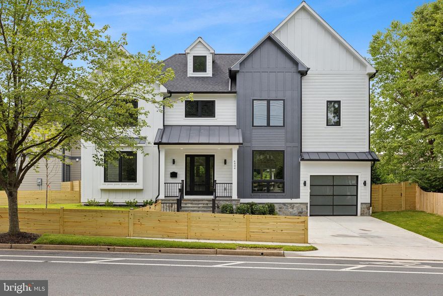 Welcome to your dream home! This newly built masterpiece, one of two move-in-ready residences, seamlessly blends modern luxury with thoughtful design.

As you approach, the stunning exterior draws you in with its elegant Hardiplank siding, flagstone walkway, and front stairs, all set amidst meticulously landscaped grounds. Inside, an abundance of natural light floods through walls of windows, creating a warm and inviting atmosphere. The open-concept floor plan is perfect for entertaining, featuring high ceilings, crown molding, and custom finishes that elevate every room. Recessed lighting enhances the freshly painted walls, while gleaming hardwood, luxury vinyl plank, and ceramic tile floors add sophistication.

Spanning four levels, this expansive home includes five bedrooms, five full baths, one half-bath, and garage parking. The lower level offers convenient walk-out stairs to a generous backyard on over a quarter-acre lot.

The chef's kitchen is a culinary haven, complete with a massive island and breakfast bar, stainless steel appliances, two-tone shaker cabinets, white quartz countertops with grey veining, and a stylish zig-zag white tile backsplash. An accent wall with additional cabinets, countertop space, and a wine rack adds both functionality and flair. Multiple living spaces—including separate living, dining, sitting, and family areas—provide ample room for relaxation and entertainment.

Upstairs, the luxurious owner's suite features a walk-in closet with custom-built shelving and a spa-like bathroom with a double vanity and a custom shower, creating a private retreat. Two additional bedrooms on this level each boast walk-in closets and lavish full baths, ensuring comfort and convenience. The laundry room is also conveniently located on this floor.

The fully finished attic offers a fourth bedroom with a walk-in closet and a serene full bath, adding versatility to the living space. The lower level, accessible via interior or rear exterior walk-out stairs, includes a recreation room with a wet bar, an additional bedroom, a full bath, and a utility/storage room.

This home has no HOA, providing freedom and flexibility. Commuting is effortless with proximity to Westover and East Falls Church Metro stations, and access to some of the highest-rated public schools in the region—Cardinal, Swanson, and Yorktown. The location combines convenience and tranquility, with amenities such as a library, playground, Italian Store, Lost Dog Café, Beer Garden, and Lebanese Taverna within a mile or so.

Close to I-66 and major routes, this home is a commuter's dream. Enjoy the peaceful neighborhood ambiance with easy access to Arlington's beautiful walking and bike trails. Welcome home to a life of unparalleled comfort, style, and convenience! ***Seller is Licensed Realtor in VA***