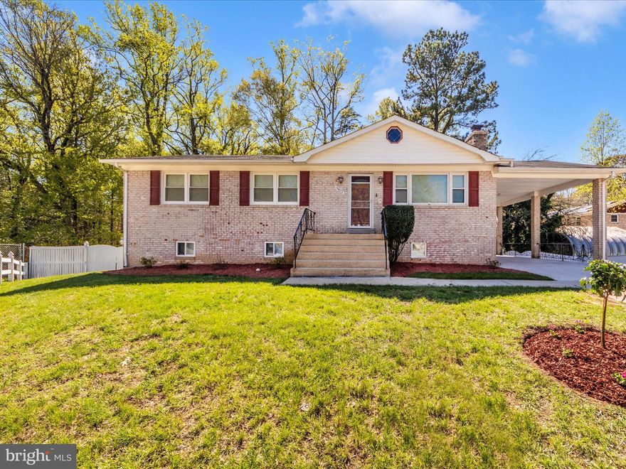 Welcome to this beautifully refreshed rambler  with basement featuring 4 spacious bedrooms and 3 full bathrooms. The  inviting main floor offers a bright and airy layout perfect for family living and entertaining. Complete with new cabinets, granite, appliances,  gleaming hardwood floors, 3 bedrooms on this level including the 1st primary suite with its own bathrooms 
and a updated hallway bath to service the other 2 large bedrooms, family room  and a separate dining room. Enjoy the ease of single-level living (on 2 independent levels) with a fully finished basement complete with it's own entrance, full kitchen,  a 2nd primary bedroom,  full bath, expansive rec room with a cozy fireplace  providing additional space for relaxation, hobbies, home office or staging area for pool guests. Oh yes.... did I not mention the backyard complete with a lovely inground pool and entertaining space? Home backs to a pretty treeline and large backyard. Located in a desirable convenient location for commuters yet feels private. This beauty is TURNKEY ready and just waiting for its new owner. Pack your bags but don't forget the swimsuit and schedule a showing today!!  ****MULTIPLE OFFERS RECEIVED. PLEASE SUBMIT BY TUESDAY APRIL 15TH BY 3 PM*****