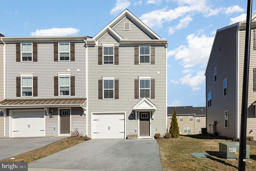 Welcome to the charming Creekvale townhome community, ideally situated just minutes from the vibrant downtown Hershey and Harrisburg! This stunning 3-bedroom, 2.5-bath end-unit townhome offers the perfect blend of modern style, convenience, and comfortable living.

Step inside to discover a beautifully designed open-concept kitchen, complete with a spacious center island, sleek quartz countertops, and a walk-in pantry—perfect for entertaining guests or preparing home-cooked meals with ease. 

Upstairs, you'll find three generously sized bedrooms, all featuring plush carpeted flooring. The primary suite boasts a walk-in closet and an elegant double-sink vanity for added luxury and convenience.

With three finished levels, this townhome provides ample space for families, remote workers, or anyone looking for room to grow. Plus, as an end-unit, you'll enjoy extra privacy and an abundance of natural light.

Nestled in a welcoming community close to shopping, dining, and local attractions, this home offers an unbeatable location with everything you need just minutes away. Don't miss your chance to experience the best of Creekvale living—schedule your tour today!