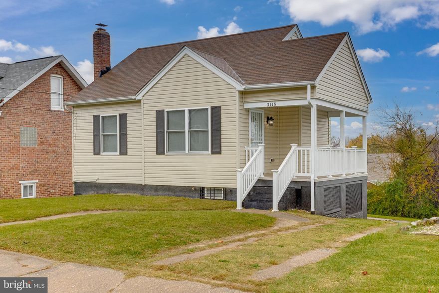 Newly renovated home with spacious bedrooms and large basement.  Open kitchen features stainless steel appliances and quartz countertops.  Enjoy the big back yard and location on a quiet street.  Conveniently located close to Landsdowne Station with easy access to I-95.