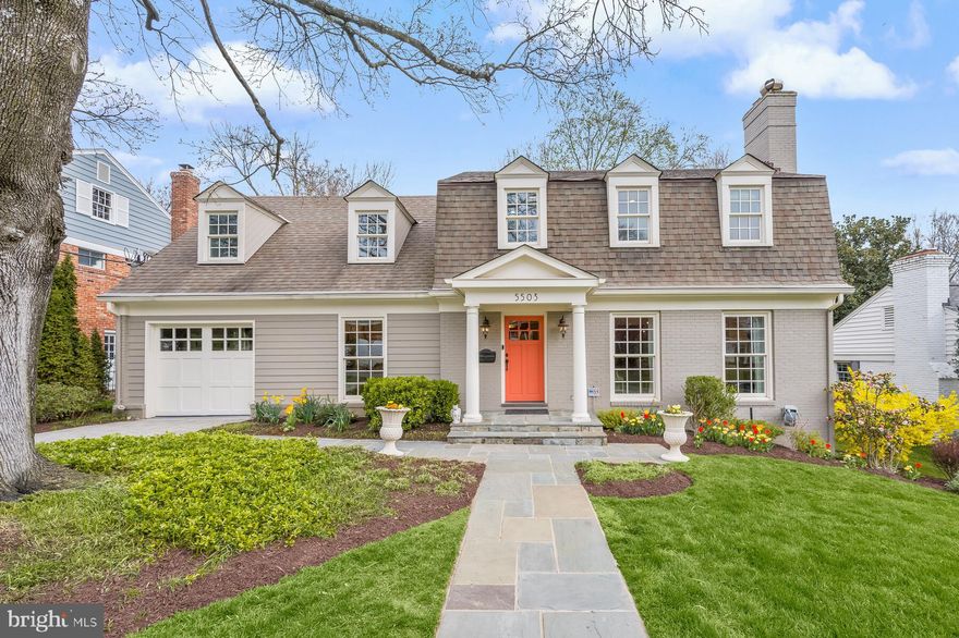 OPEN HOUSE SATURDAY, MARCH 23RD CANCELED! Prepare to be impressed! Bright, open center hall (with decorative inlaid hardwood) colonial on a great, low-traffic street in the Springfield neighborhood of close-in Bethesda! Renovated and expanded on all three levels in 2005 (extensive millwork!), this elegant home has a gourmet kitchen with upgraded, newer appliances and is open to a fabulous coffered-ceiling family room. The family room is centered around a marble fireplace and has glass doors that lead to a wonderful custom patio. This main level also has an office with built-in shelving/cabinets, a gracious dining room with a gas fireplace, a powder room and a one-car garage.<br/><br/> 
 
The ample landing of the second level leads to a spacious Primary Suite with a walk-in closet and a beautiful en-suite bathroom. The second bedroom has an updated en-suite bath as well and the other two bedrooms share the updated hall bathroom. The laundry room and a closet for the upstairs gas furnace  are on this level as well.<br/><br/> 

Much thought went into the offset stairway to the lower level and it is quite pleasing. Those stairs lead to a large, rustic recreation room with a wood burning stone fireplace, beamed walls and two glass door exiting to the lower patio.  The lush, green rear garden is a serene setting for relaxation and/or entertaining. The lower level offers the 5th bedroom and another full bath. There is a big storage room and the utility room with a nearly new gas furnace.<br/><br/> 

Springfield is a highly desirable neighborhood that benefits from its close proximity to DC for an short commute downtown. Wood Acres Elementary School and the wonderful Wood Acres Park are  readily accessible within the neighborhood and the upcoming development of Westbard Square is within easy walking distance! The Capital Crescent Trail is nearby for a quick walk or bike ride into thriving downtown Bethesda. Whitman High School cluster. This is an exceptional opportunity to which you should pay prompt attention!