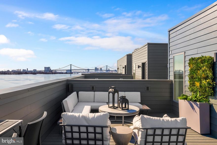 New Building Released! End Unit face Ben Franklin Bridge! Discover a whole new lifestyle at Northbank, the citys newest, and most remarkable waterfront neighborhood. Surrounded by lush natural beauty, and just across the river from Petty Island. Steps to riverfront trails and only minutes to nearby Fishtown and Center City, Northbank offers the chance to reconnect with the water a place to discover a modern home like no other. Property owners will benefit from Philadelphias 10-year tax abatement program, an exemption from taxes on the value of the building. Perfectly situated alongside the Delaware River, this extraordinary townhome community combines the smart design and thoughtful development every city dweller demands with the dramatic views and natural splendor every urbanite craves. These new townhomes will feature 3-5 bedrooms, spacious floorplans, welcoming rooftop decks, and wide open gourmet kitchens. 3-5 bedrooms, Private rooftops and balconies some with river views, Chefs kitchen, Generous entertaining space, Open floorplans, Available Smart home technology, Energy Star certification, Private 1-2 car parking Your favorite destinations are just moments away from Northbank. This remarkable location allows easy access to shopping in Fishtown, or getting back into the bustle of Center City. What you love is always nearby when you live in this one-of-a-kind waterfront neighborhood.
