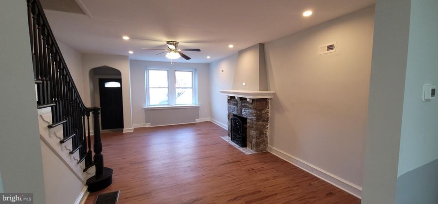 Welcome Home to your Mt. Airy neighborhood! 
Well, the wait is over… This is the house that you have been waiting for to hit the market. Here’s a renovated house anxiously awaiting for you to make it your home in sought-after Mt. Airy. The block is a charming tree-lined street adorned with well-maintained bushes,  beautiful gleaming flowers. This property’s front yard is suitable for all of your landscaping design goals. The house has ample outdoor space for you to entertain your guests on the front patio. This lovely house was meticulously renovated from inside - out. When you think of top-notch renovations think of One Better LLC.  Once you open the door to your future residence you will be impressed by this richly painted color palette from the amazingly talented J&R Paint Crew LLC. You will be pleasantly surprised by the Unicorn Black front door that leads to you the freshly painted Frosty White vestibule with custom ceramic tile inlay flooring that showcases the wood-burning fireplace hearth in the living room. Can you imagine relaxing in front of a balmy fire in your new living room?  Picture it… your new living room color palette is March Madness grey paint paired with Frosty White and complimented by the water-resistant engineered hardwood flooring that flows throughout the first floor. The gorgeous hardwood flooring truly compliments the original stone wood-burning fireplace, soothing ceiling fan, and recessed lighting. Are you ready to make this house your home yet? Just wait there’s more… the vibrant paint color schemes of the March Madness Wind combined with Frosty White paint continue to warm and invite you into the dining room with its meticulously hand-painted chair rail. As you venture into your stunningly white and soft grey gourmet kitchen you can envision your culinary creations. This kitchen features a hexagon white backsplash paired with the white & grey Quartz countertops, quiet closed crisp white cabinets, with gleaming sleek hardware, and floating shelves, while demonstrating excellence with its 4-piece sparkling Stainless Steel Appliances from top brands GE and Frigidaire including a 5-burner Gas Stove, over-the-range Microwave, and a dishwasher. The journey continues upstairs as you tour the rest of the property, you will notice the home’s original hardwood flooring. I know what you’re thinking… you need a bathroom that embraces elegance, beauty, and charm. Well look no further this hallway bathroom has some strikingly remarkable sparkling finishes, grey and ivory wavy ceramic tile, a square vessel sink that perfectly suits the magnetic gray paint color scheme, that suits the stark battleship grey flooring tiles. As you venture down the hallway leading to your master bedroom which features an enchanted ceiling fan and custom décor accent wall displaying J&R Paint Crew's artistry and free-hand talent you will discover the out-of-the-world master bathroom which features floating shelves, a subway-tiled inlay shower continuing the magnetic gray paint color scheme, and spot recessed lighting. Now that you’re awestruck it’s time for you to tour the newly painted basement.  Just beyond the quarter bathroom, additional storage, and laundry area, you will discover the 1 car garage and manicured backyard. Anything you could ask for has already been completed for you: Roofing, Plumbing, Electric, Heating, Painting, and Appliances. This property has a variety of access to public transportation, shopping malls, eateries, entertainment, and highways. The only thing this house is missing you. So make an appointment to begin your journey of homeownership.