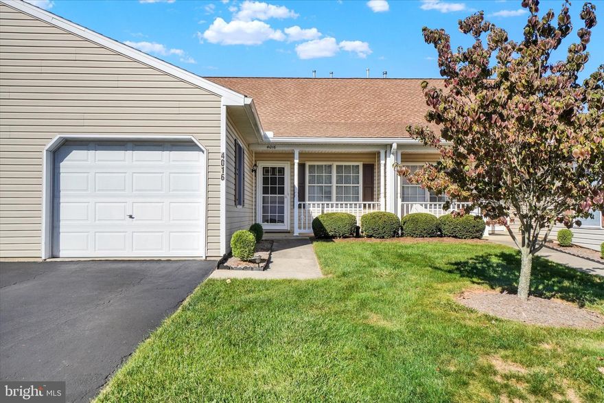 Many new features in this coveted Longstown Village Condo! This unit has recently replaced roof, flooring (low pile, neutral carpet) and a new furnace. Large kitchen with gas range for all the discerning cooks. Kitchen also has a breakfast peninsula and lots of storage. Primary bedroom has a double door large closet for you to make dedicated personal spaces if you wish. Smaller bedroom would be suitable for an office or smaller flex space, and offers a view of the back patio and porch through a sliding glass door. Bathroom has a walk in shower and double sinks. The front porch is a lovely space to sit in the warm morning sun. These units are highly desirable and usually are on the market for only a short time, act fast if this is what you’ve been waiting for!