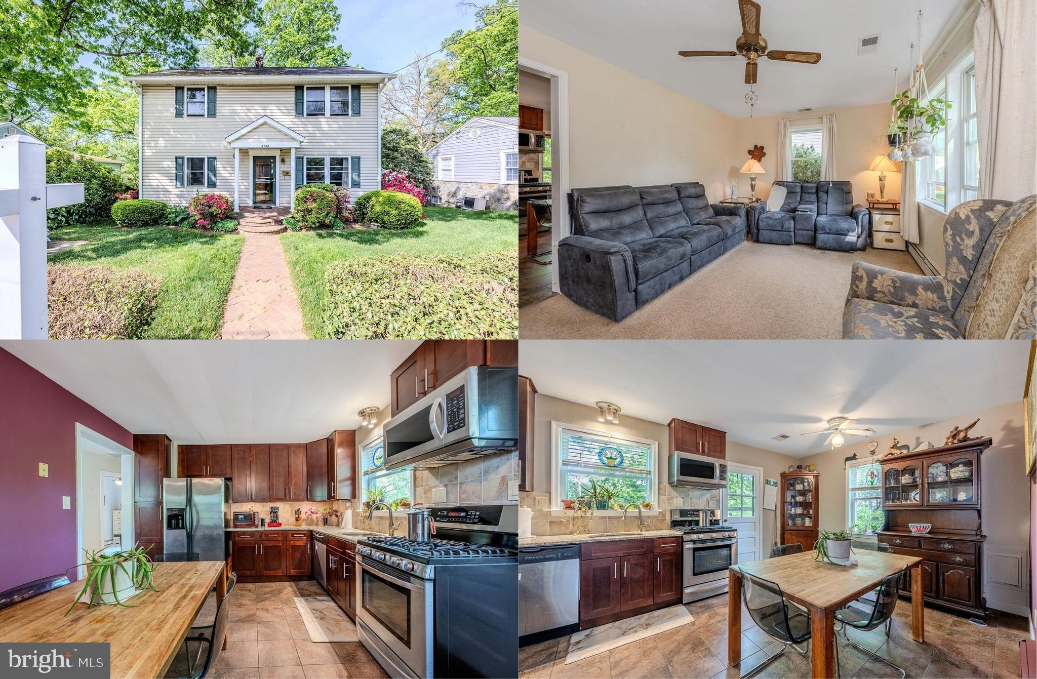 Discover this rare opportunity to own a beautifully updated single-family home in the heart of Fairfax, just minutes from major shopping, dining, and commuter routes. Tucked away in a quiet, established neighborhood, just five houses from the Westmore Playground, and with easy access to the Westmore Dog Park and recreational ball fields, this location offers the perfect blend of privacy and community connection. The home features 4 bedrooms and 3 full bathrooms, including a convenient main level bedroom and full bath—ideal for guests or multigenerational living. Upstairs, you’ll find three more spacious bedrooms and two full baths, added during the second-story expansion in 1994, along with new siding and windows. The renovated open kitchen showcases rich cherry cabinetry, granite countertops, custom tile backsplashes and stainless steel appliances including a built-in LG microwave and gas range. Here a glass paned door opens to a large deck that overlooks the serene, park-like backyard and has steps to the fenced yard with a garden shed and majestic trees. With over nearly 1,500 square feet of finished living space and a full unfinished basement ready for your customization, the home offers plenty of potential to expand. Enjoy peace of mind with major system upgrades including a 2015 hot water heater and a newer HVAC system and replaced roof. Conveniently located near Kamp Washington, you’ll enjoy quick access to local restaurants, and shopping centers in the City of Fairfax, plus just a short drive to Fairfax Corner, Fair Lakes, Fair Oaks Mall, and major commuter routes like I-66, Route 50 and the VRE. Whether you’re looking for a forever home with land and privacy or a home to grow into, this Fairfax gem offers the best of both!