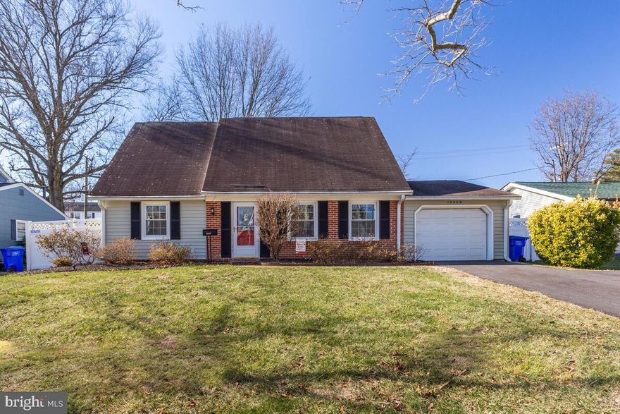 Beautiful Cape Cod in desirable Bowie neighborhood. The Sellers have completed many updates to this property during their ownership and have taken great pride in maintaining the home. The siding was replaced last year. HVAC is from 2015 and the Hot Water Heater is from 2019.  Both bathrooms have been redone over the last 5-10 years and the windows have all been replaced. The house features Pergo flooring throughout so there is no carpet in the home. The driveway was resurfaced last summer so everything is in good shape. The backyard is nice and level and totally fenced in for privacy.