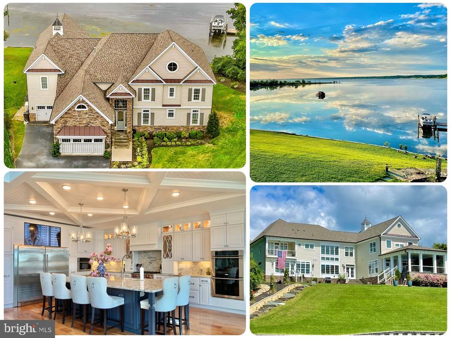 Discover Your Dream Home on the Potomac!

Skip the long build times and hefty renovation costs with this exquisite 2019 custom home by acclaimed local architect J. Brown. Designed for entertaining and daily living, it offers unparalleled modern functionality and breathtaking views of the Potomac River.

Key Features:

Spectacular Views: Enjoy mesmerizing sun and moon rises over the Potomac from virtually every room.

Elegant Design: Professionally crafted millwork, custom ceilings, and exquisite finishes throughout.

Grand Living Spaces: The great room features soaring ceilings and a stunning two-story stone fireplace. The kitchen boasts a recessed tray ceiling with a double x pattern and beadboard, while the dining room shines with a high-profile tray ceiling mirrored in the two-story foyer. The family room offers a coffered ceiling for added elegance.

Comfort & Convenience: Two main-level bedrooms share a Jack-and-Jill bathroom, complemented by a walk-in coat closet and a walk-in pantry with built-in shelving. The powder room can easily be converted into a full bathroom or a dog-washing area.

Entertainment Ready: A large bar area includes a beverage refrigerator, ice maker, sink, and stylish glass shelving. The bar room opens to a screened-in porch featuring a gas-stone fireplace with a wood mantle sourced from Marlborough Point.

Versatile Upper Level: Approx. 800 sq. ft. of unfinished space with rough-in for a full bathroom, potential kitchen/guest room, and a recreation room with cathedral ceilings and panoramic river views. Option to add an exterior staircase for a private entrance.

Luxurious Primary Suite: Spanning the entire right side of the home, the suite features triple tray ceilings with LED rope lighting, two walk-in closets (including a boutique-style closet with a chandelier), and a spa-like bathroom with a 9x4 frameless shower and a river-view picture window. Enjoy morning coffee at the coffee bar or on your private balcony, perfect for sunrise views and bald eagle sightings.

Outdoor Oasis: Natural stone steps lead to a cozy 4-foot firepit area. The paved circular driveway offers ample parking with ease. Dock with 10,000 lb. boat lift.

Additional Amenities: Wired for speakers inside and out, irrigation system, water softener, blacklight treatment system, and three-car garage. Tankless water heater for efficiency.

This home is truly a blend of luxury, comfort, and convenience, all without the wait and expense of building new. Don't miss the chance to own this unique gem on the Potomac.

Professional Photos coming soon. 

Note: The listing agents are the current owners of this property.