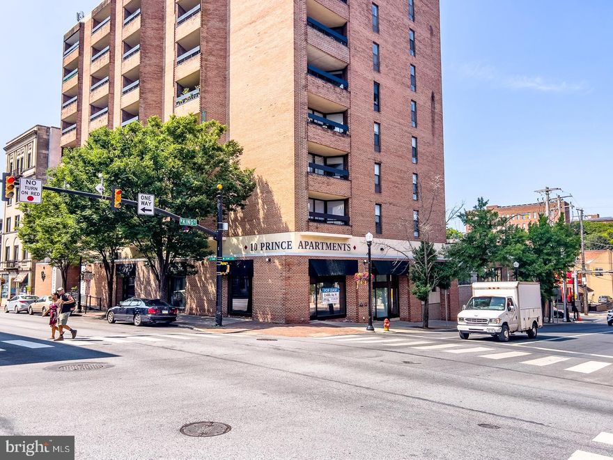 Join this exciting full property renovation! The finished project will have 76 newly remodeled apartments and 2 commercial suites. 102 West King Street is 2,430 sf, located at street level at the signaled intersection of King and Prince Streets with entrances from both King and Prince Streets. Space will be delivered in warm vanilla shell condition including a restroom plus some added finishes (see brochure for delivery conditions). Central Business District zoning allows for a multitude of uses. Landlord prefers a use that will benefit the Tenants in the building such as food/cafe/bistro. There is a door beside the residential lobby directly into this space, offering built-in customers. (Currently no hood system but one can be added). Landlord owns an R-Liquor License that could be available for this space. The address boasts a 99% walkability score and is located close to the Steinman Parking Garage and two nearby surface parking lots. Directly across the street is the Fulton Theater and Penn Square/Marriott/Convention Center is just 1 block away. High visibility is great free marketing! Rent includes  includes CAM and water/sewer for retail-type-use. Tenant pays rent, taxes & separately metered utilities. Total Monthly Rent = $4,287.01 + utilities. See brochure for details.