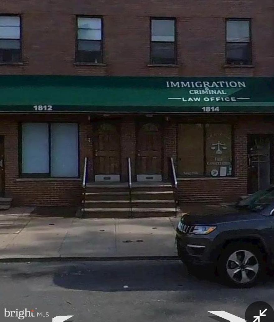 2200 square foot retail/office space plus full basement, gas heat/central air conditioned, $60.00 application fee. The agent is the son of the owner.