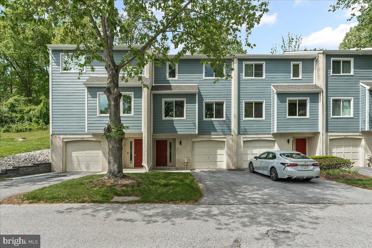Move right into this open and bright updated townhome in South Point in the heart of historic Chadds Ford! A crisp and clean unit with an abundance of natural light- luxury vinyl flooring throughout, new kitchen complete with white cabinets, microwave, dishwasher, quartz countertops, ss appliances, pantry closet and loaded with recessed lighting. The kitchen is the center of the main floor with a lovely breakfast area with windows on one end and on the other end is the living room with fireplace with electric radiant logs and sliding glass doors that walk out to the patio backing to woods. On the upper level the owner's suite offers ample closet space, ceiling fan, recessed lighting and an updated full bath with quartz top double vanity and large shower. The second bedroom is spacious with ceiling fan and ample closet space. The hall bath has been updated with quartz vanity top and tub/shower. The laundry closet is in a convenient location on the upper level as well. The lower level has a plenty of storage and access to the garage. Located in the award - winning Unionville-Chadds Ford School District and a convenient location with an easy commute to Wilmington or West Chester! Hardiplank exterior siding, Pella windows, public sewer, community well. The HOA covers exterior maintenance, trash, water, lawn, mulch and snow removal for easy living!