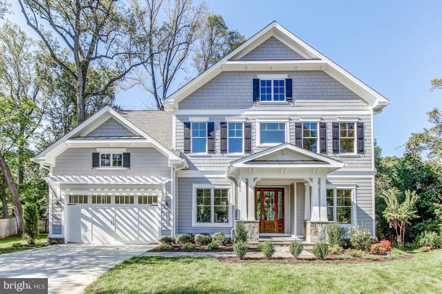 NEW BUILD by MIDATLANTIC Custom Bldrs Spectacular 5 BR 5.5 BA house in sought after Kenwood Park. Hardwoods on ML and upstairs, top of the line kitchen appliances, custom built mud room, covered porch w/ceiling fan and stone gas fireplace, Upstairs Master w/ 2 wic and spa like bath, 3 additional BR w/ ensuite baths. Laundry upstairs, LL Rec area, with BR, Bonus Room and FB. Spacious back yard.