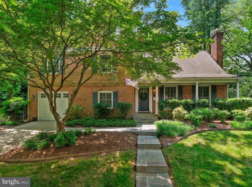 Spacious, updated  4-bedroom, 2.5-bath brick split level home located in the highly sought-after Old Farm neighborhood. Step into a large entry foyer that leads to an expanded kitchen featuring an island, stainless steel appliances, pantry, breakfast area, skylights, recessed lights and sliding glass doors to the deck and beautifully landscaped backyard. The inviting family room includes a cozy fireplace, a formal dining room, a private office, mudroom with built-in cubbies and closets, powder room, and garage access complete the main level. Upstairs, the expansive primary suite includes a full bath and a sitting room—ideal for a home office or nursery. Three additional bedrooms share an updated hall bathroom ( 2024). The finished lower level offers recessed lighting, abundant storage, and flexible space perfect for a home gym, playroom, or recreation area, plus a dedicated laundry area. Enjoy outdoor living with a deck, patio, and built-in fire pit surrounded by mature landscaping. Optional membership to two community pools, served by award winning public schools,  walk to nearby Tilden Park, and easy access to major commuter routes to downtown DC and Virginia,. White Flint metro, bus stops, shopping and dining at Pike and Rose and Park Potomac and Cabin John Park are all near by.  
Hardwood Floors on Main and Upper Level refinished  2024, New Roof 2016, New Hot Water Heater 2023, Updated Anderson Windows