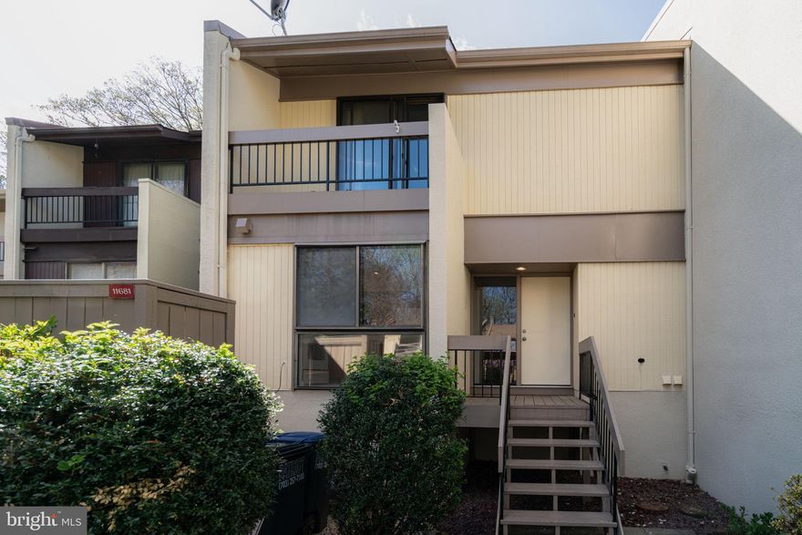 Freshly Painted on All Six Levels.
First Time on the Market Since 1978!
Welcome to this rare 6-level light-filled contemporary townhouse tucked away in an enviable Reston location near the Reston National Golf Course. This spacious and unique home offers 3 full bathrooms and 2 half baths, with 5 of the 6 levels featuring their own bathroom – perfect for privacy and flexibility.

Step into a bright foyer where you’ll find a cheerful mid-century modern half bath and a cleverly hidden “Costco Pantry.” The updated kitchen boasts recent renovations and flows into the separate dining room  (or you can close the door for privacy). The Dining Room overlooks a large living room featuring a cozy wood-burning fireplace. From the Living Room, step out onto the Private Deck and Patio – your own peaceful retreat surrounded by trees and nature, framed by a high fence for added seclusion.

The finished basement is bright and open, complete with a half bath, updated flooring, and plenty of room for entertaining, storage, or an additional bedroom. On the upper levels, you'll discover two generously sized bedrooms with ample closets and a full hall bath, followed by the spacious Primary Suite upstairs featuring double vanities, a tub/shower combo, and a private balcony. Attached to the primary suite is a sunny bonus room – perfect as an office, nursery, or sitting area.

Ascend just a few steps more and find a versatile Loft Bedroom with a Full Bath, Closet, and even a lighted Crawl Space with a wood flooring for extra storage.

This well-loved home has been freshly painted throughout and is ready for its next chapter. The seller is open to negotiation. The property is being sold "as-is" and "with all faults." The seller is not making any representations or warranties regarding the property's condition.

Enjoy all that Reston has to offer – scenic trails, pools, tennis courts, lakes, and countless recreational amenities through the Reston Association. The location is unbeatable: walk to schools and the Silver Line Metro, and enjoy easy access to Dulles Airport, Fairfax County Parkway, the Dulles Toll Road, Reston Town Center, and the W&OD Trail.

Don’t miss your chance to own this one-of-a-kind home – Bring Your Best Offer!
.