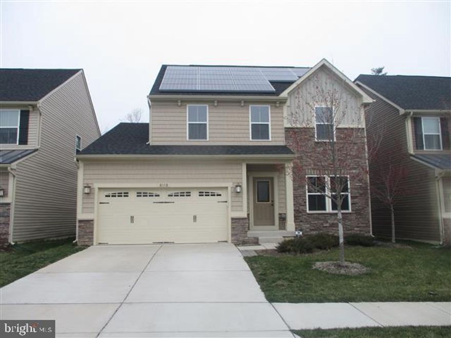 This almost new Spacious Colonial offers 3 levels of living space.  Privacy fenced large rear yard and 2 car garage with off street parking. Open floor plan on main level with powder room. Formal living room , breakfast room off kitchen, dining room & nice size kitchen. Kitchen has lots of counter & cabinet space. Upper level has 4 bedrooms and 2 full baths.  Basement has family room and full bath. Utility area and lots of storage space.  Lots of community amenities to include outdoor pool , tot lot and community center & more. Close to schools and shopping. Easy access to key bridge , 695 and tunnel.