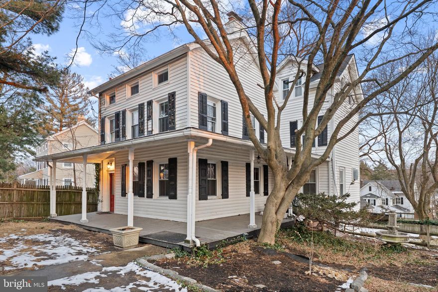 Step into timeless charm at this 150-year-old Victorian Colonial set on a rare double lot in desirable Whitemarsh Township, within the Colonial School District! Featuring classic white siding with black shutters, a wrap-around front porch, brick walkway, and mature Japanese maples, this home blends historic character with thoughtful updates.

A new asphalt driveway (2024) provides private off-street parking and leads to a detached garage with electric. Inside, the welcoming foyer offers hardwood floors and a stunning chandelier, with a convenient powder room just off the entry. The living room features a gas fireplace, while the formal dining room showcases hardwood floors and an elegant chandelier centerpiece.

The kitchen is well-appointed with gas cooking, a Thermador range, stainless steel hood and exhaust fan, oak finish cabinetry with island, granite countertops, tile backsplash, luxury laminate flooring, a garden window, a newer stainless steel refrigerator, and dishwasher. A charming back staircase leads directly from the kitchen.

Upstairs, you’ll find three bedrooms, including a spacious primary bedroom with four windows, ceiling fan, and a spacious closet. The second-floor full bath features a vanity, new toilet, and classic clawfoot tub. Two walk-up attics (one is finished) offer abundant storage space. The 3rd floor gives you the option to convert into additional bedrooms if desired!

The walk-out basement includes laundry with a top-of-the-line commercial Speed Queen washer and dryer, double utility sink, and additional storage. 

Major updates include a new roof with transferable warranty (2025), new porch posts (2026), new chimney flues with transferable warranty (2025), newer boiler and oil tank (approx. 4 years), and replacement windows throughout. Additional features include a large fully-fenced expansive yard and a one-year America’s Preferred Home Warranty! 

Ideally located close to shopping, dining, and entertainment in Conshohocken and Chestnut Hill, this gem won’t last long! Enjoy an incredible outdoor lifestyle with Wissahickon Valley Park just a 5-minute drive (or a 10-minute bicycle ride) away, offering 50 miles of trails for hiking, biking, horseback riding, and even fishing. You’re also only 5 minutes from the Schuylkill River Trail for even more scenic recreation. Commuters will love the convenience of a SEPTA bus stop right outside the home, plus the Miquon Train Station just a 5-minute drive away for an easy ride into Center City.

This gem WON’T last long - schedule your private showing today or call Carol Young for more information!