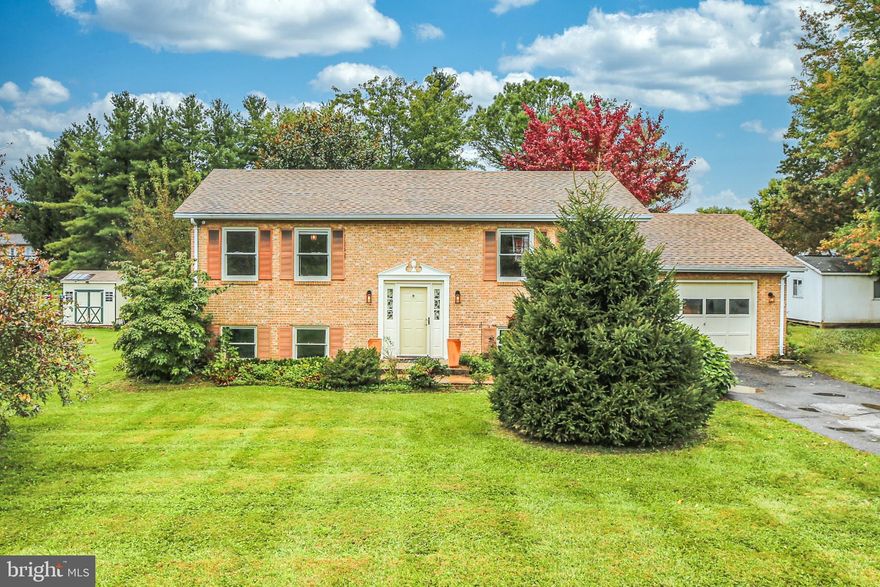 You will not want to miss this amazing opportunity in Fredericktowne! This home features 3 bedrooms and 2 full baths. Upper level features bedroom, full bath, living room and eat in kitchen. Walk out from kitchen to large deck overlooking your large flat yard with small stream at the back perfect for entertaining. Fully finished lower level walkout  features 2 bedrooms, full bath, laundry room and family room. 1 car garage, HVAC 2019, New roof 2018. Plenty of parking in beautiful neighborhood close to everything.  No HOA. Home needs some cosmetic updates. Sold AS IS. Come fall in love!