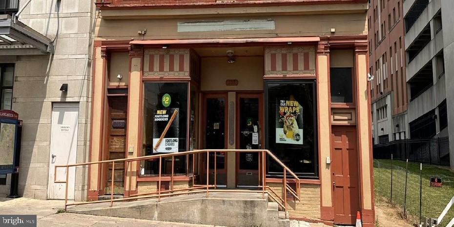 1,532 SF of first floor retail or restaurant space in the heart of downtown Lancaster's Central Business District. Location offers great signage opportunities and is highly visible. Boasting a 100% walkability score, this space is located diagonally from a coming soon 140+ unit apartment building, and surrounded by other various office, retail, hotel, and restaurant uses. Parking is made convenient by street parking available via the Park Mobile app or via the North Queen Street Parking Garage. All FF&E has been removed from premises.
