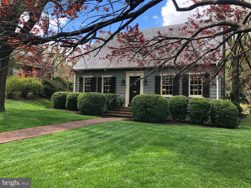 Beautiful home on Landon Lane!  Storage shed with electricity, sunroom, beautifully landscpaed back yard with fish pond with pump, slate roof, lots of built-in's and first floor bedroom and bath .  Clapboard siding, chair rail, crown and dental moulding.  This lovingly cared for home is a rare find and won't last long....finished sqaure footage is 2266.  Unfinished square footage is 435 for a total of 2,701 sq ft